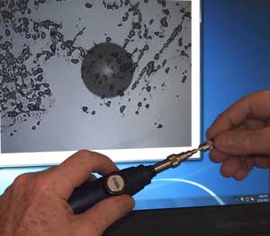 Fiber Optic Connector Microscope Inspection